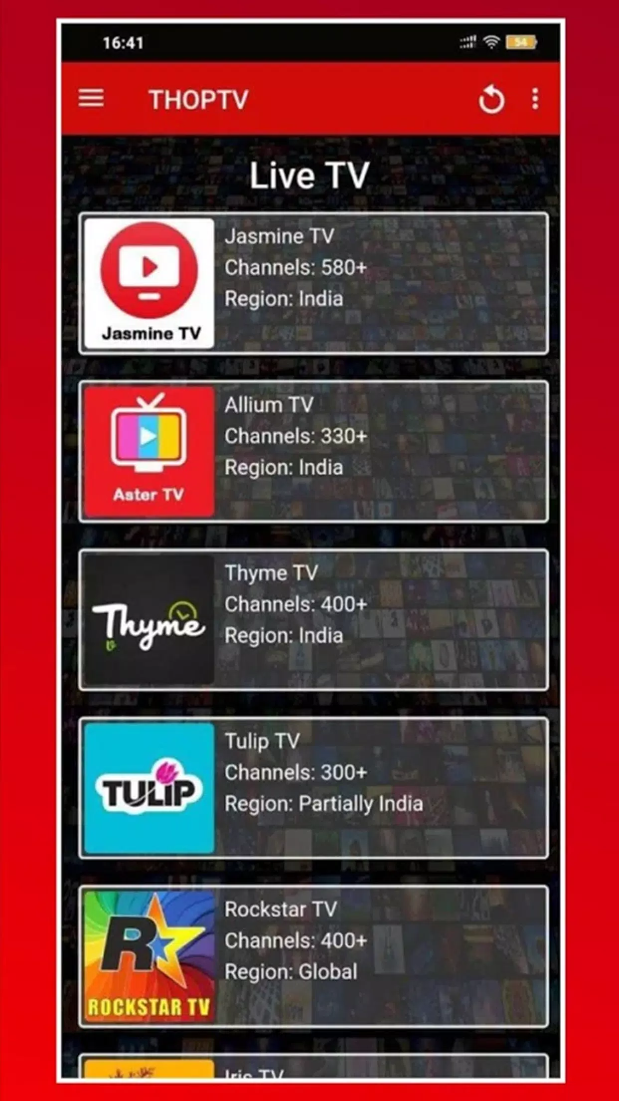 ThopTV screenshot